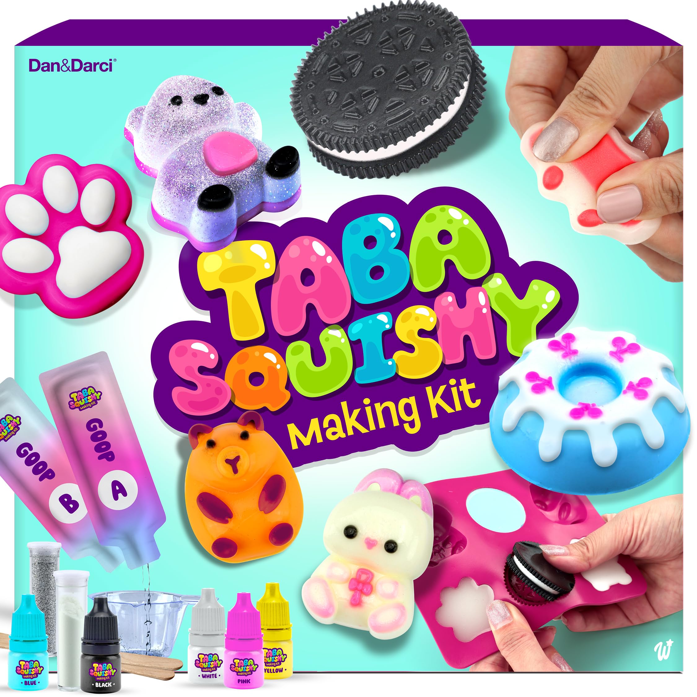 Taba Squishy Making Kit for Kids - Gifts for Girls - Kids Crafts - 6 7 8 9 10 11