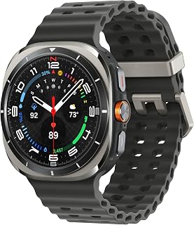 Samsung Galaxy Watch Ultra (2025) 47mm LTE Smartwatch, Titanium Casing, Advanced Sleep Coaching, Running Coach, Energy Score, Heart Rate Tracking, GPS, Titanium Silver (Renewed)