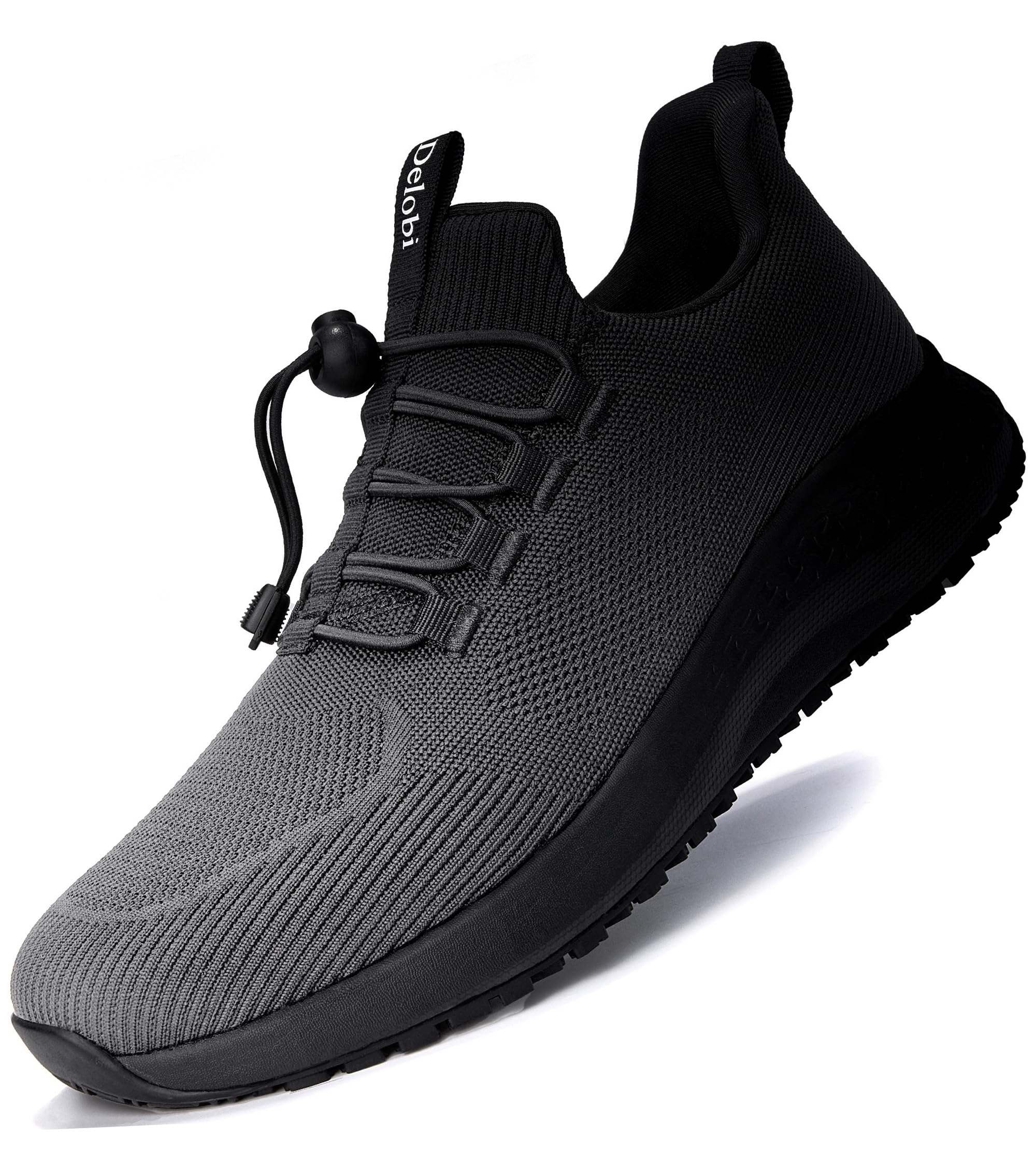 Mens Non Slip Work Shoes Slip On Water Resistant Chef Shoe for Restaurant Kitche