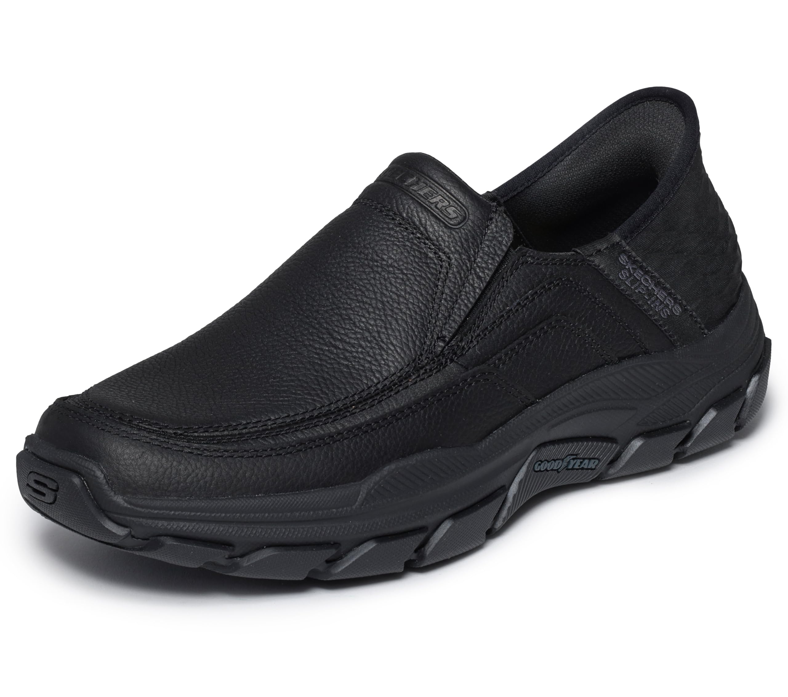 Skechers Men's USA Respected - Elgin Moc Toe Leather Slip-Ins