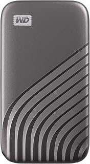 Western Digital 1TB My Passport SSD Portable External Solid State Drive, Gray, Sturdy and Blazing Fast, Password Protection with Hardware Encryption - WDBAGF0010BGY-WESN