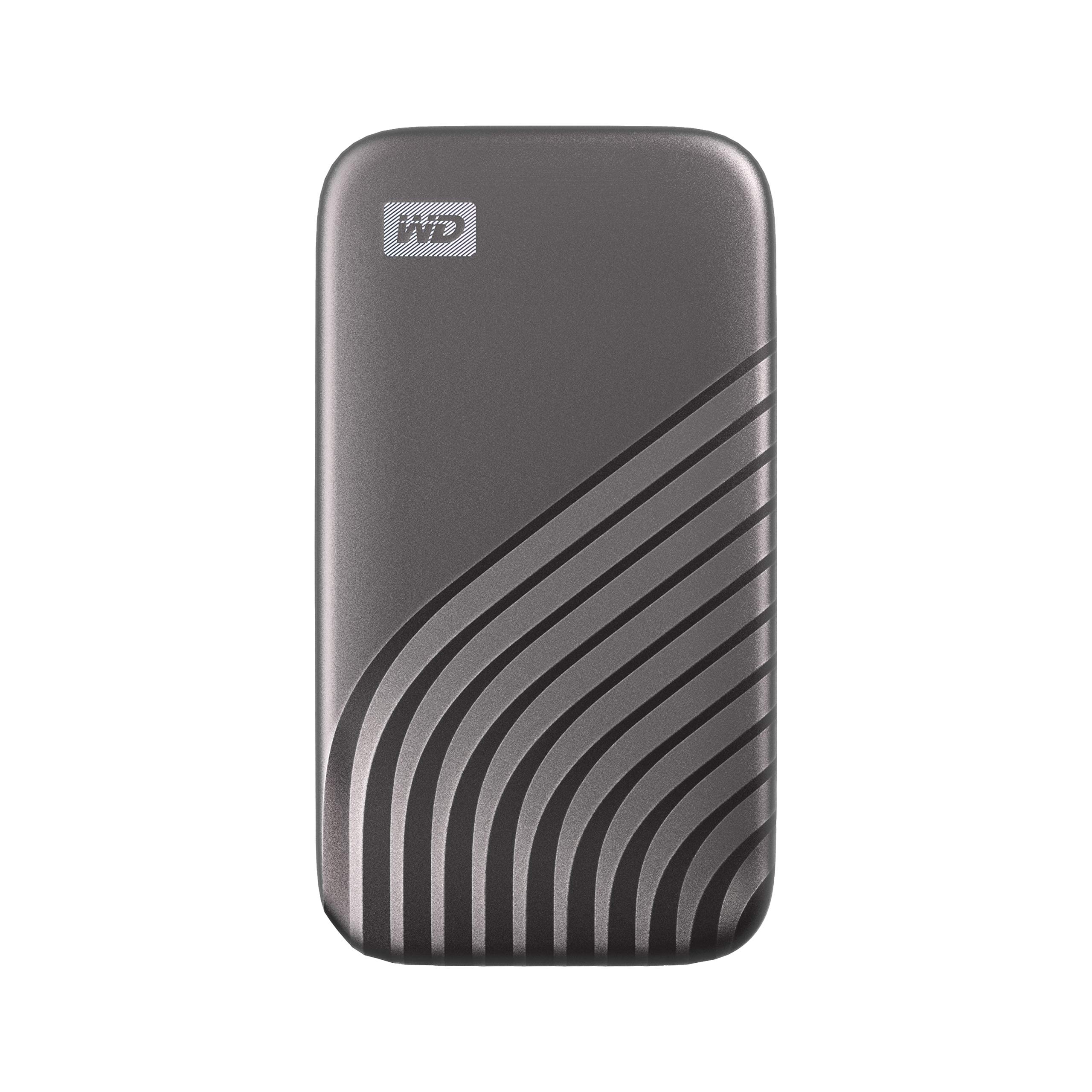 Western Digital 1TB My Passport SSD Portable External Solid State Drive, Gray, S