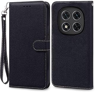 Redmi Note 14 Pro 5G Case Notebook Type Xiaomi redmiNote14Pro 5G Compatible Xiaomi Redmi Note 14 Pro 5G SIM-Free Notebook Case redmi note14pro5g Cover Applicable Case Cobeimisr Lychee Pattern Strap