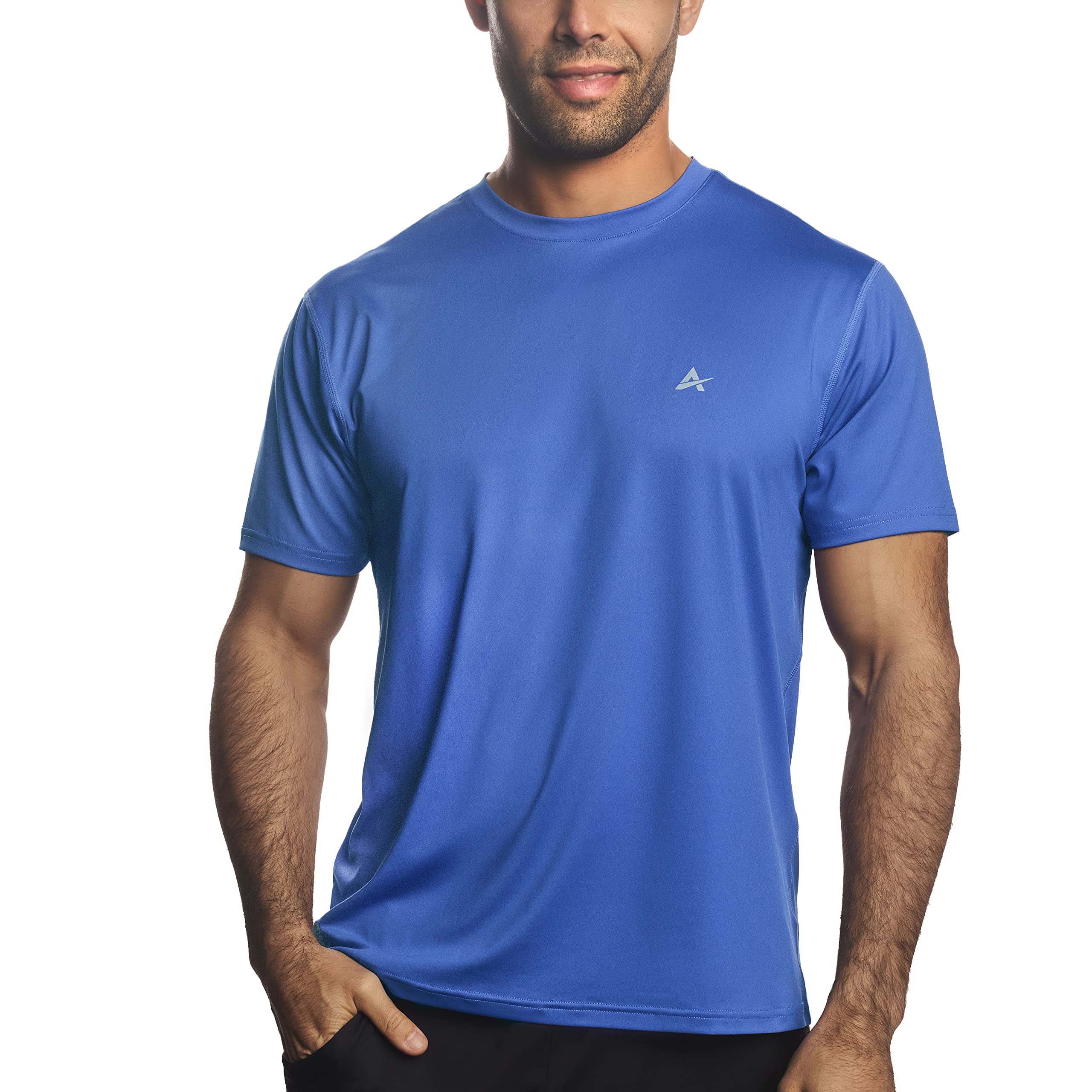 Arctic Cool Men’s Crew Neck Instant Cooling Moisture Wicking Performance UPF 50+