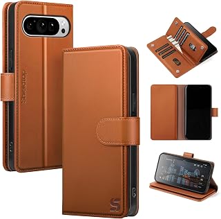 Shieldtop for Google Pixel 11 Pro XL Wallet Case,Light Brown