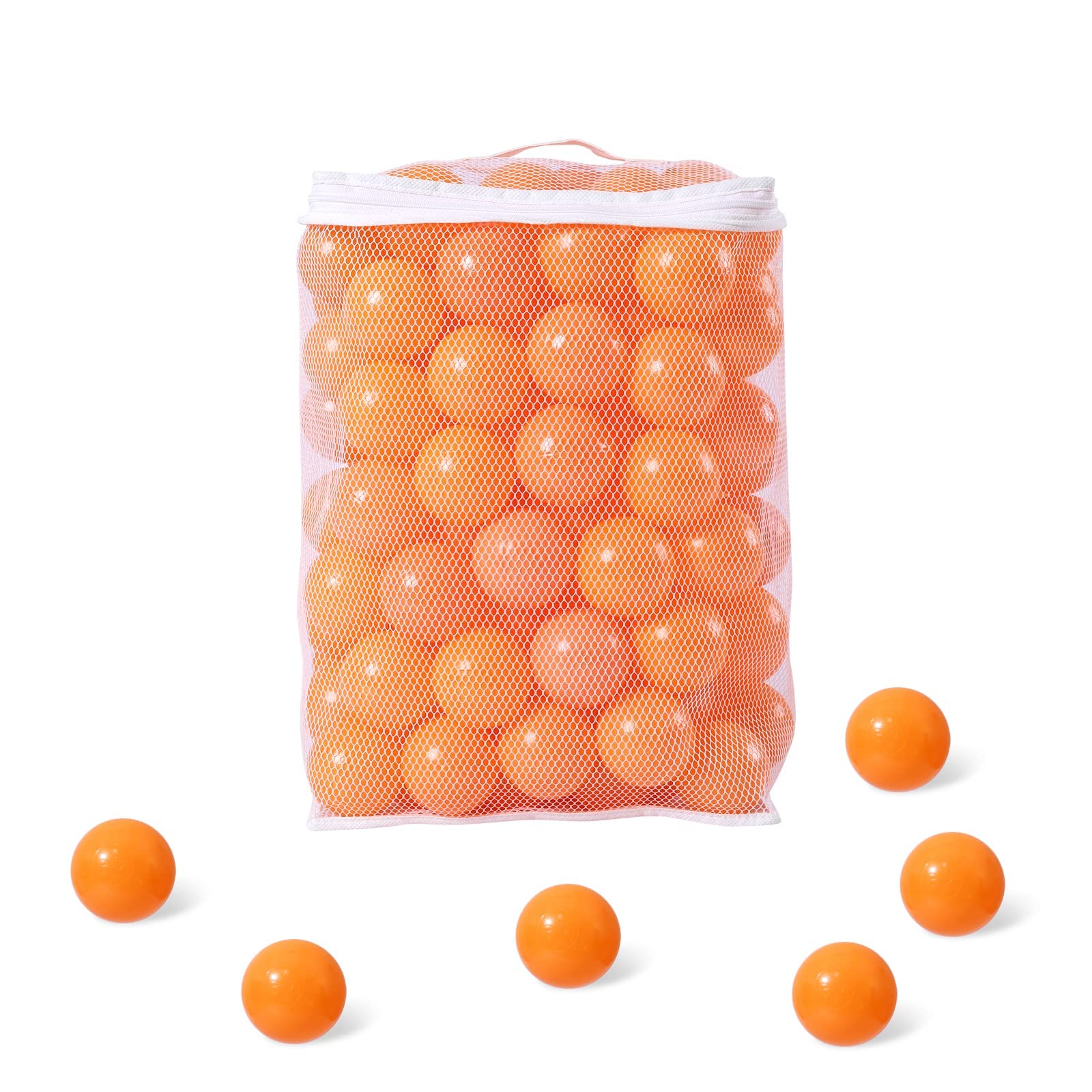 GUESVOT Ball Pit Balls for Kids, Plastic Refill 2.2 Inch Balls, 100 Pack, Bright
