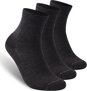 No Show Athletic Socks, ZEALWOOD Unisex Merino Wool Moisture Wicking Ultra-Light Running Socks,3 Pairs