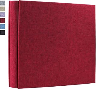 Vienrose Photo Album 10 x 15 cm 600 Envelopes Linen, Red