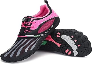 SAGUARO Men's Aquatic Slippers Fitness Shoes Minimalist Sports Shoes Outdoor & Indoor, Deep Pink, 39 EU