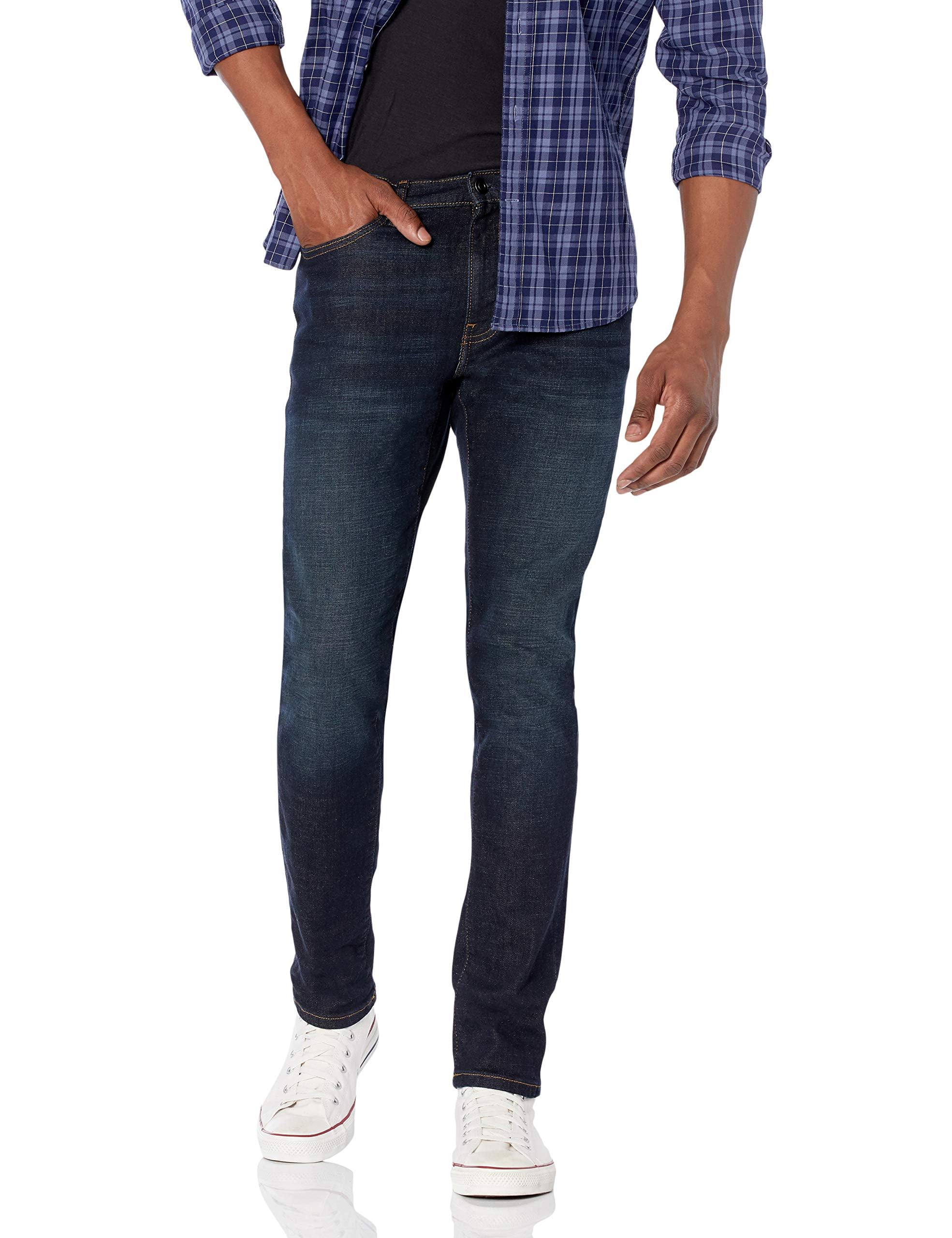 Amazon Essentials Herren Stretchjeans, Skinny-Passform - Auslauffarben