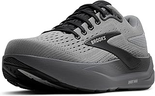Brooks Ghost Max 3 Men's Running Shoes, Jogging Shoes, White/Orange