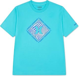 Hurley 89057 T-Shirt Grafica Manica Corta Bambini e Ragazzi (Pacco da 1)