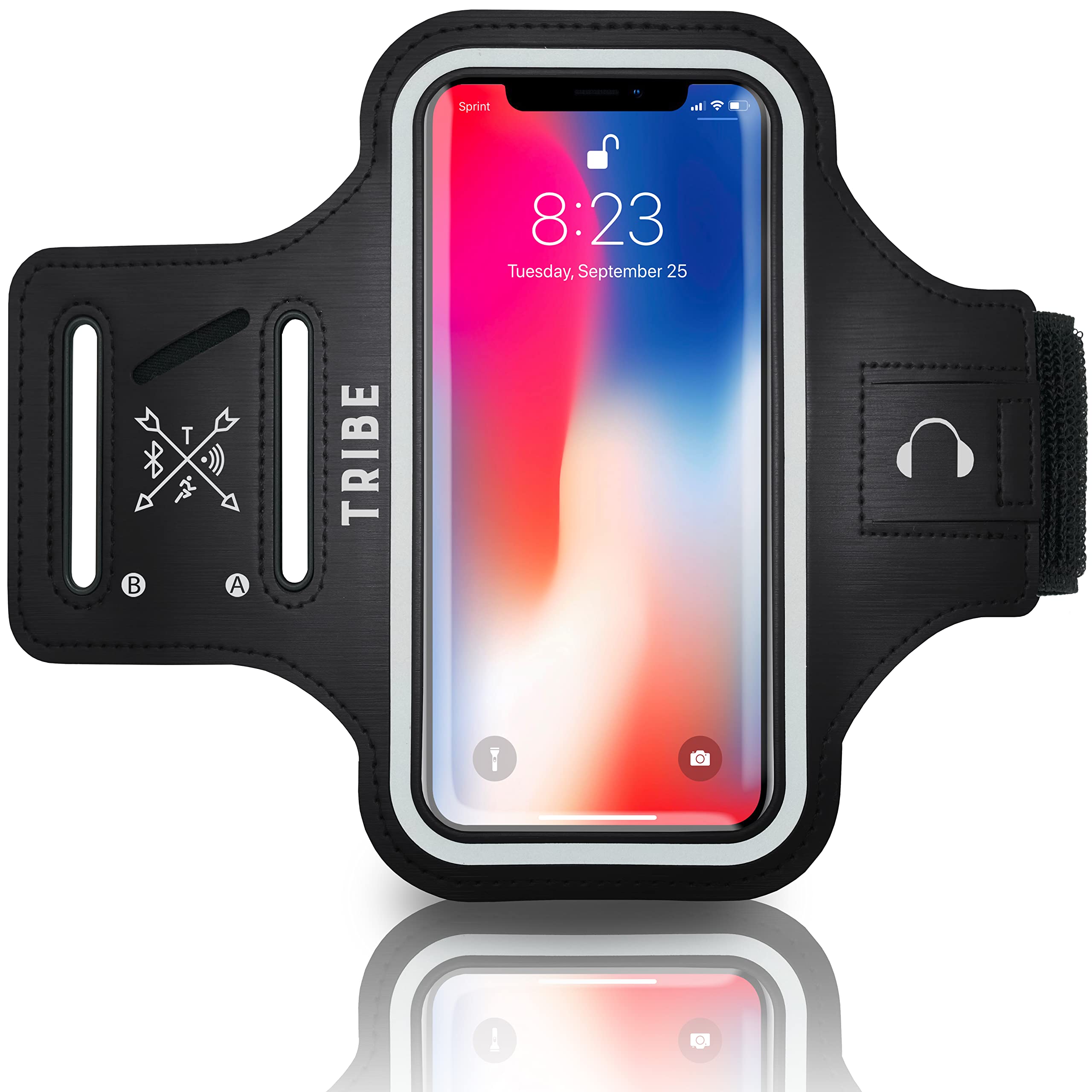 TRIBE Water Resistant Cell Phone Armband Case Running Holder for iPhone Pro Max 