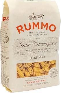 Rummo, Fusilli No. 48, Authentic Italian Pasta Made with Durum Semolina Wheat, 500g (Pack of 1)