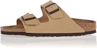 Birkenstock Sandales Arizona Sfb Cuir Suede Earth Red, Women's Sandal