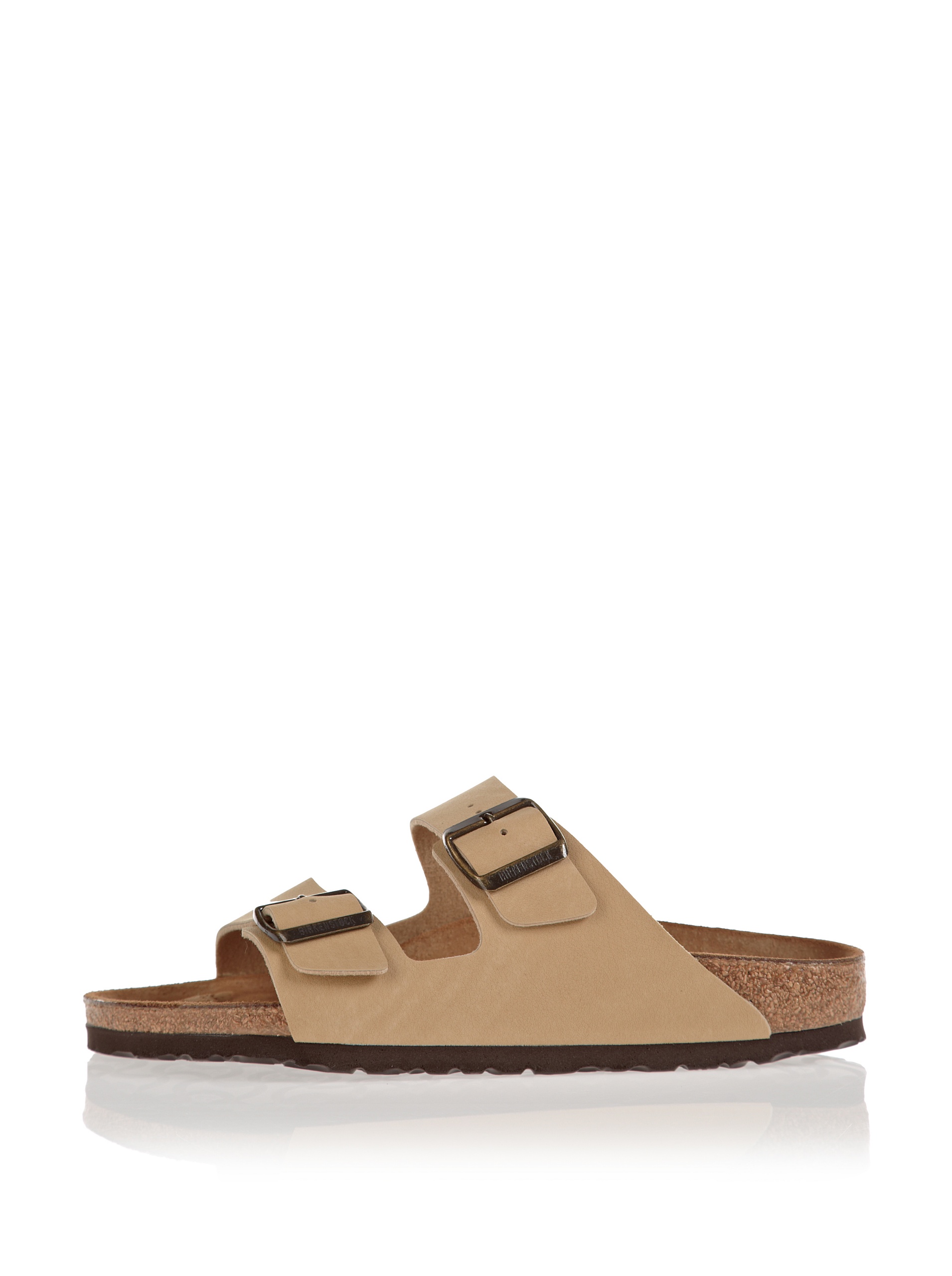 Birkenstock Sandales Arizona Sfb Cuir Suede Earth Red, Women's Sandal