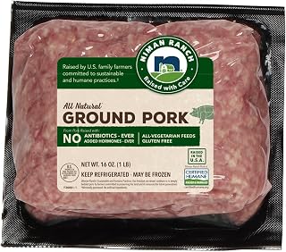 Niman Ranch, All Natural, Ground Pork, 1 lb