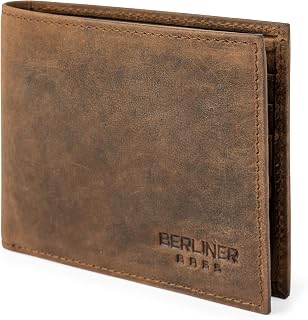 Berliner Bags, espresso, With 2 windows for documents, Classic