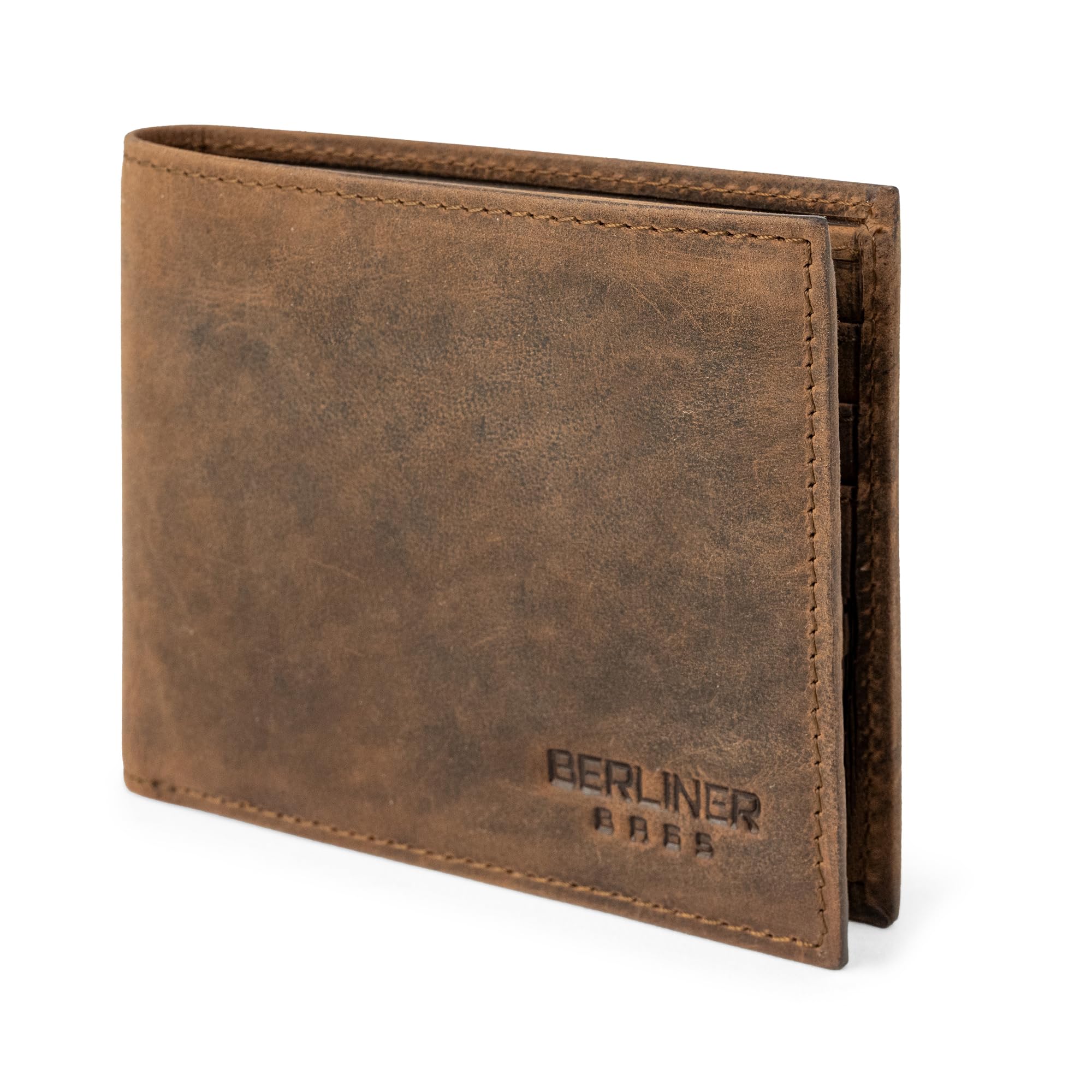 Berliner Bags, espresso, With 2 windows for documents, Classic