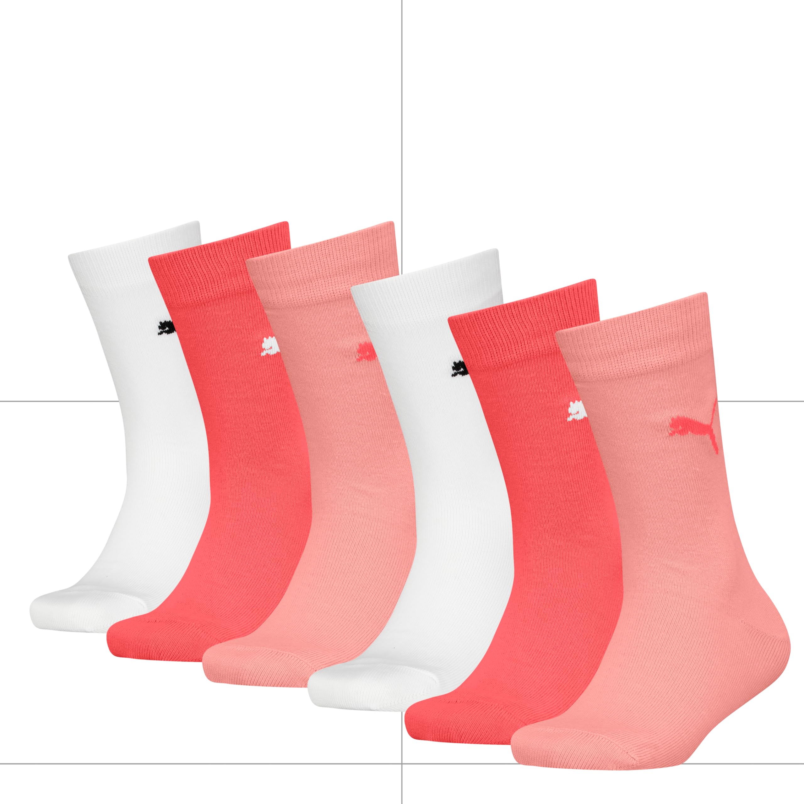 PUMA Easy Rider Classic Sock (Pack of 6) Unisex-Children & Youth