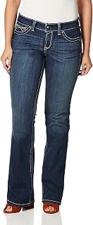 ARIAT - R.e.a.l Mid Rise Boot Cut Jean, Women's Jean