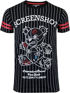 Screenshot - T-shirt da uomo Hipster Hip-Hop Premium Technique Tees – elegante Longline Urban Streetwear ultima moda NYC - nero - L