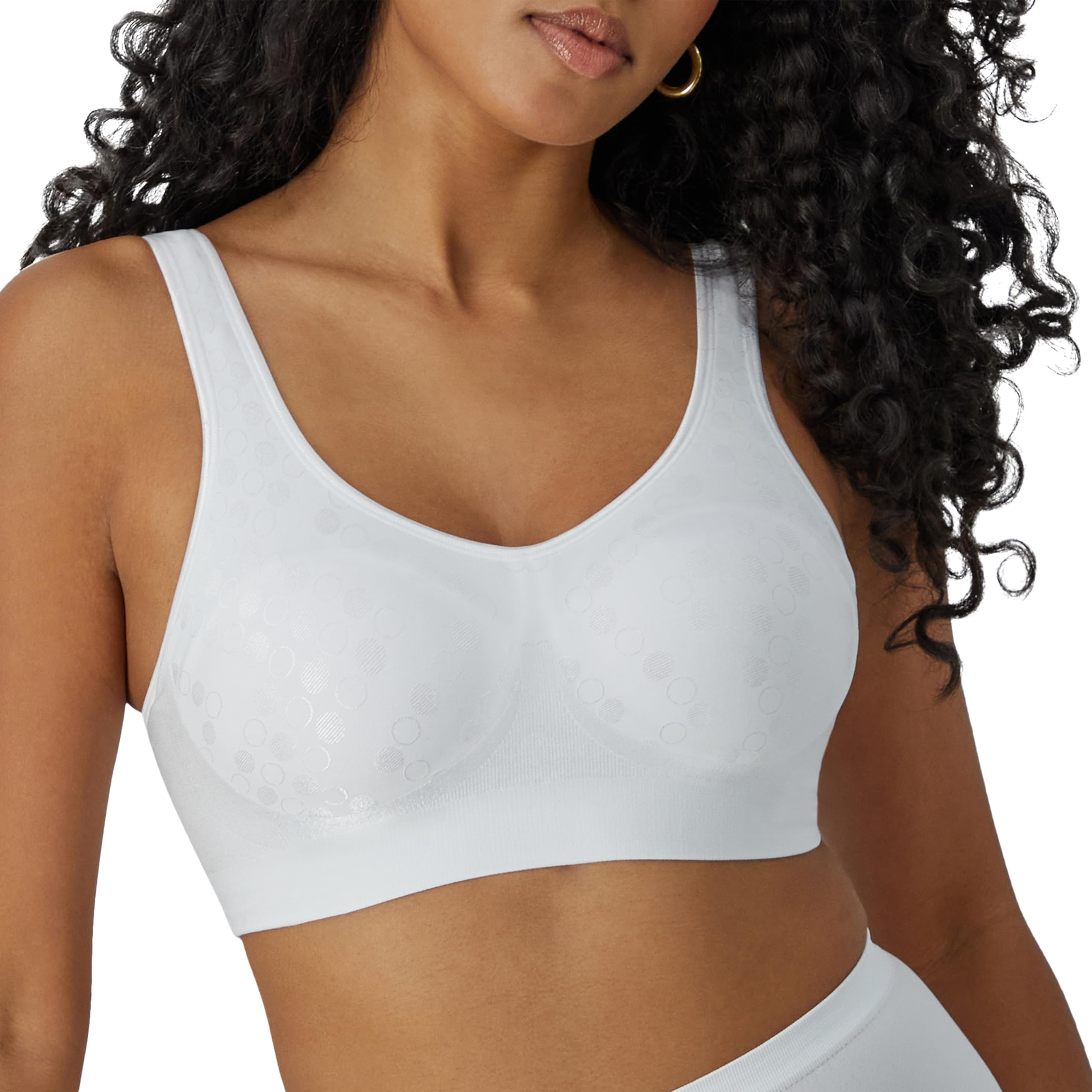 Bali Women's Comfort Revolution Wireless Bra, ComfortFlex Fit Full Coverage Bra,