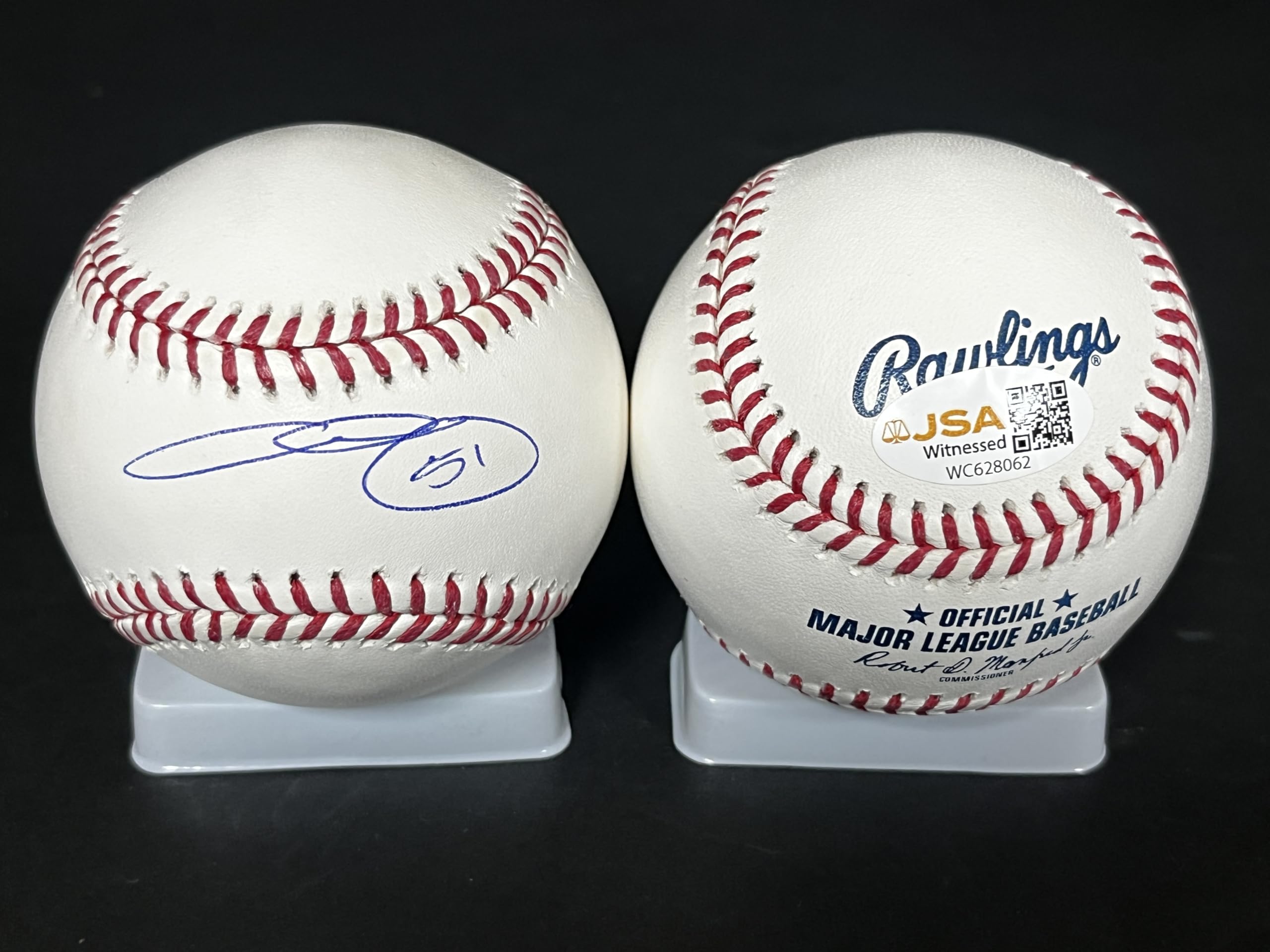 Chris Sale Atlanta Braves Autographed Signed Official Major League Baseball JSA 