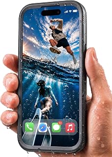 360 Full Body IP68 Waterproof Case for iPhone 17 18 Pro Max for Magsafe | Heavy Duty Dustproof Shockproof Military Grade Rugged Design Protective Cover With HD Screen & Camera Protector Underwater