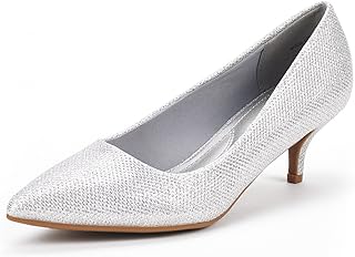 DREAM PAIRS Women's Pumps Kitten Pump Heel Shoes