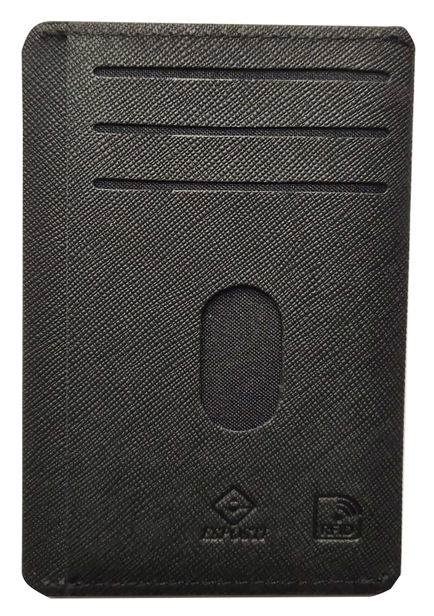 Esposti Slim Credit Card Wallet | RFID Safe | 4 Card Slots | ID Slot | Notes Poc