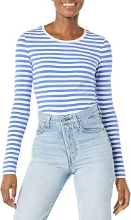 Amazon Essentials Women's Classic Fit Long Sleeve Crew Neck T-Shirt (Available in Plus Size)