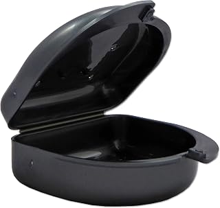 Gum Shield Case - Mouthguard Box for Ortho Retainers, Sports Dental Appliances, Dentures & More
