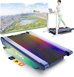 UREVO CyberPad Smart Walking Pad Treadmill with 14% Auto Incline