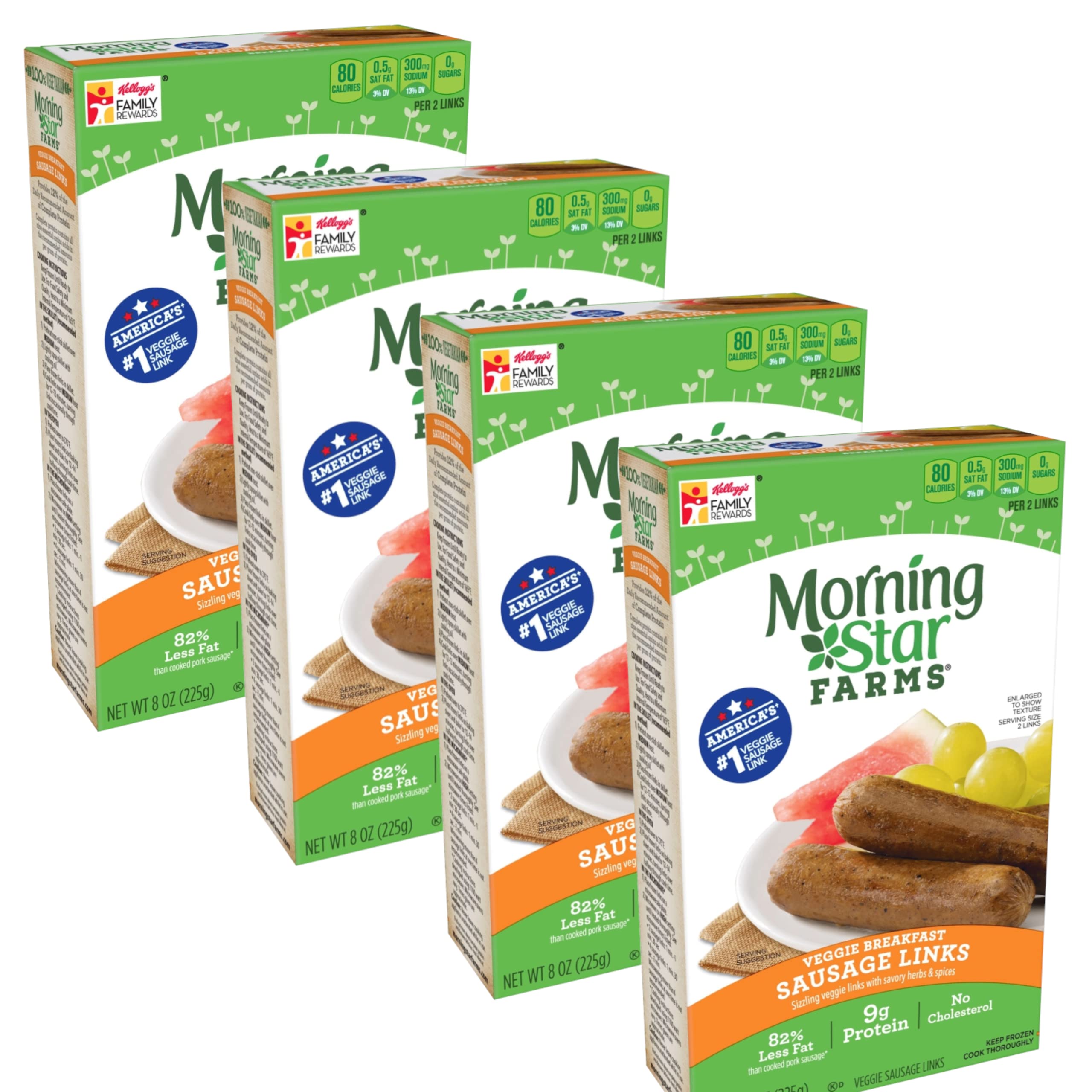 Morningstar Farms Breakfast Meatless Veggie Sausage Links - Frozen - Plant Based