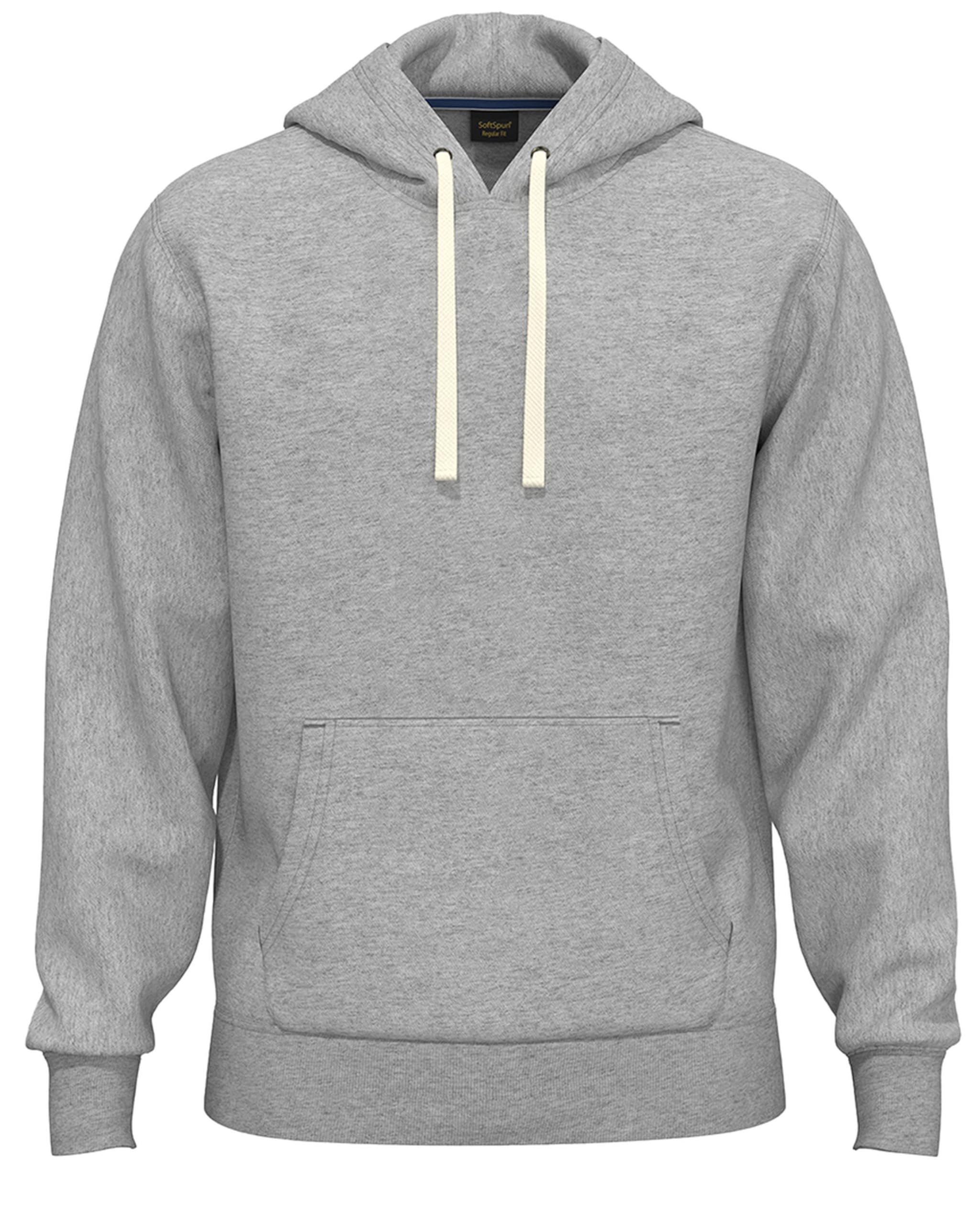 SoftSpun Men's Hoodies | 100% Original Plain Cotton Fleece Hoodies