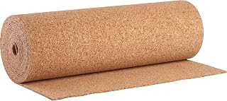Go4Cork Extra Large Cork Roll, 2-Sided, Acoustic & Thermal, 19.7" x 26.25' | Double-Sided for Crafts & DIY, Acoustic & Thermal Insulation, Easy to Cut & Apply, Natural Portuguese Cork