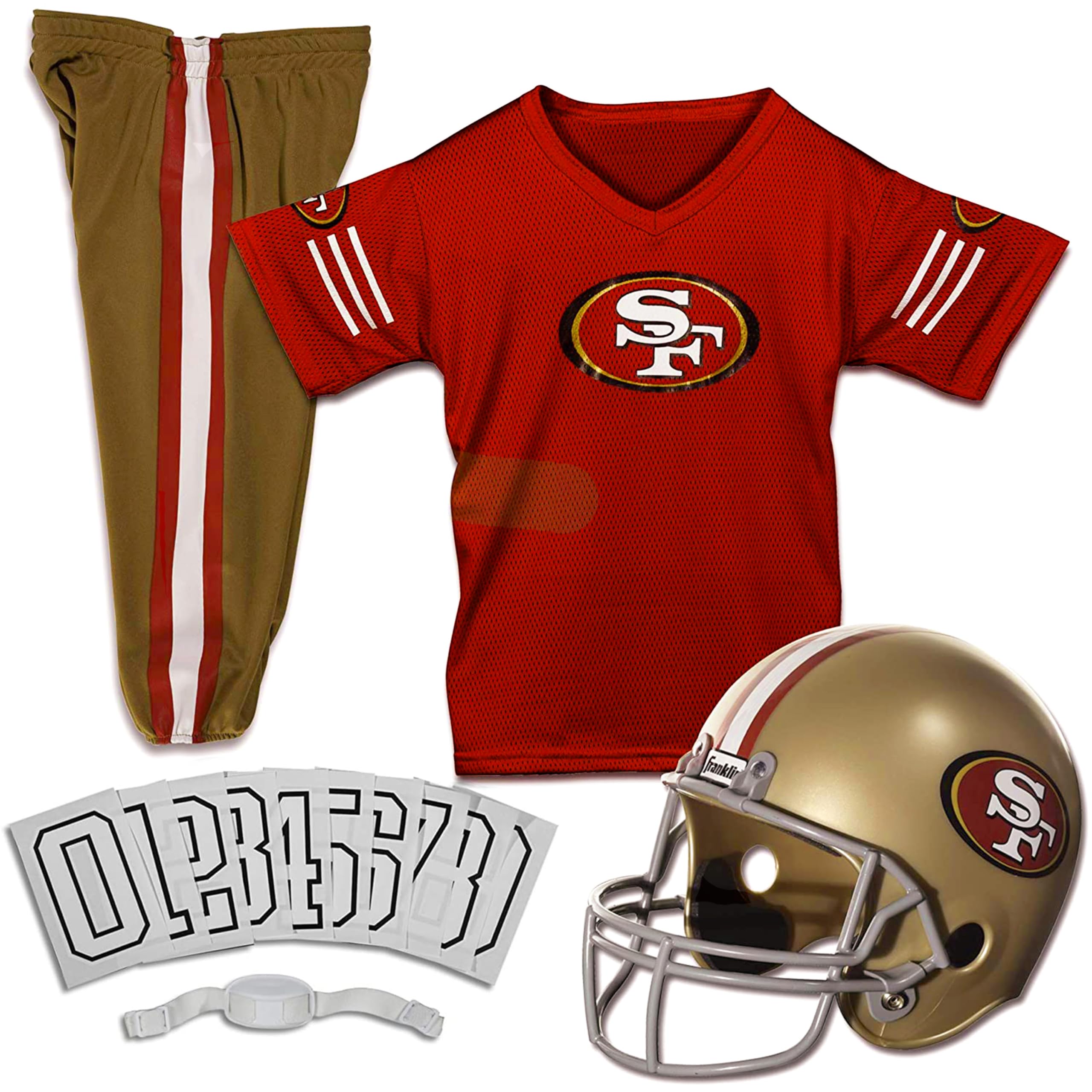 Franklin Sports NFL Kids Football Uniform Costume - Helmet, Jersey + Pants