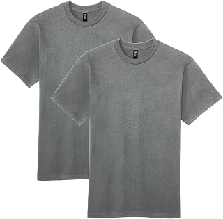 Gildan Hammer GH000 Adult T-Shirt 2-Pack, Graphite Heather (2-Pack), XX-Large