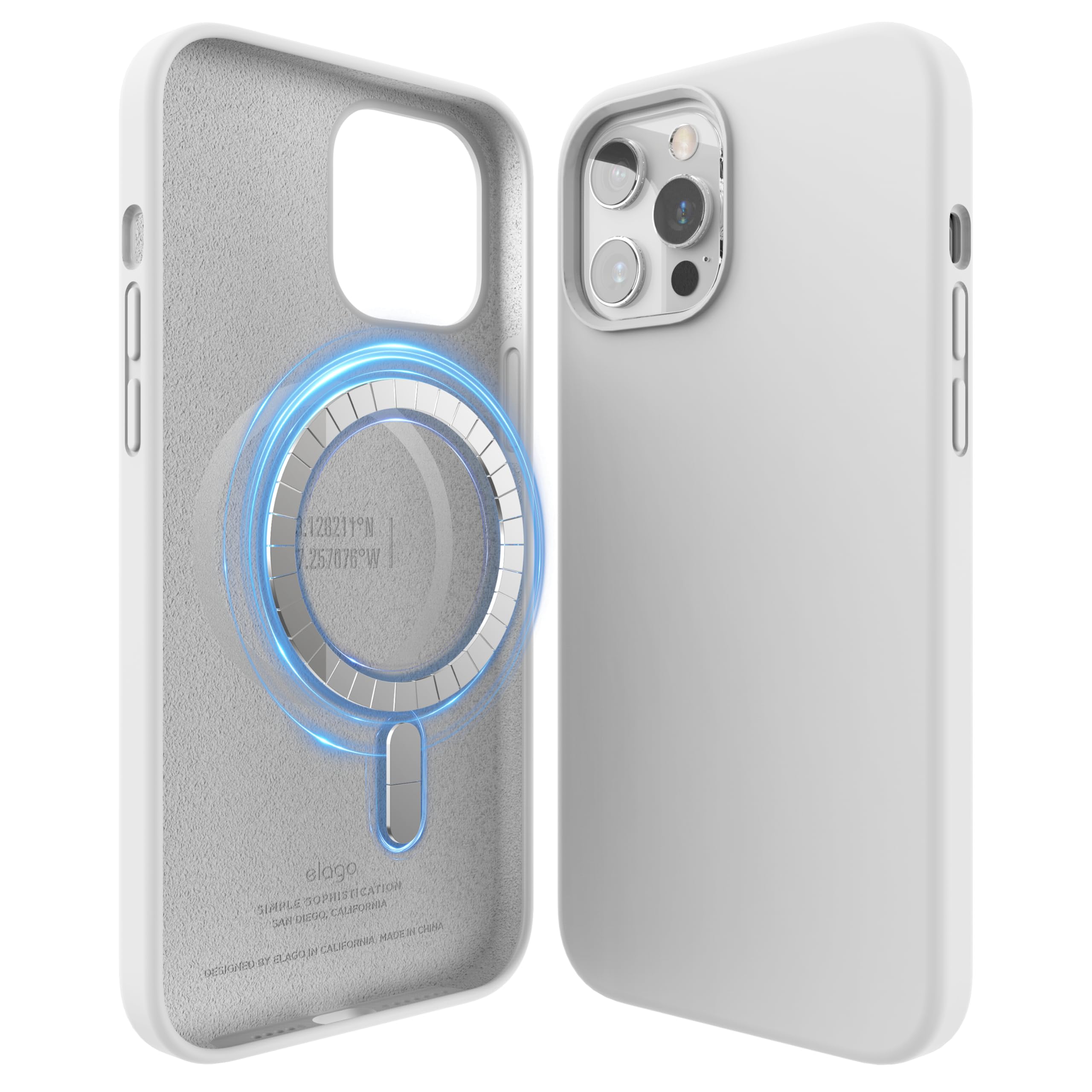 elago Magnetic Silicone Case for iPhone 12 and iPhone 12 Pro [6.1"]