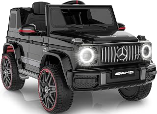 Mercedes-Benz G63 Kids Ride On Car, 12V Toddler Electric Car with Remote | Licensed Mercedes G Wagon, parental remote control, durable body, LED lights, music, upgraded motors and soft start safety