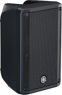 YAMAHA DBR10 700-Watt Powered Speaker | 700W peak power with 10 inch woofer and 2-channel mixer for performances, DJ sets and outdoor events