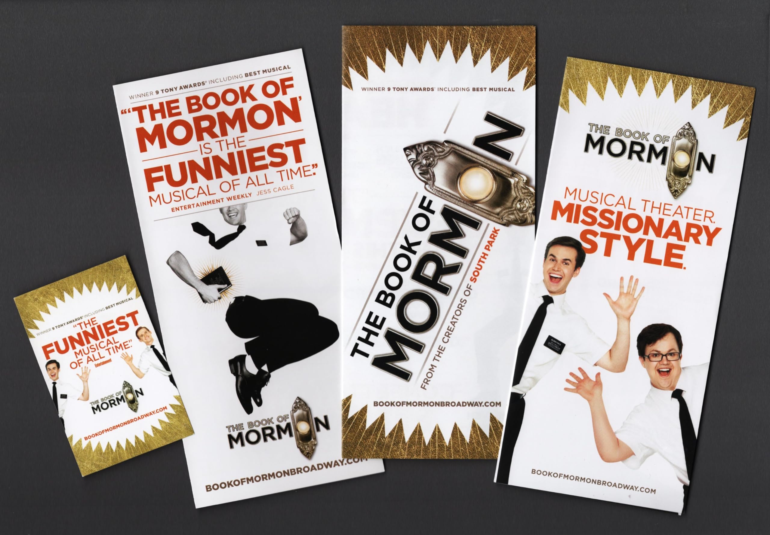Andrew Rannells "THE BOOK OF MORMON" Josh Gad/Nikki M. James/Trey Parker/Matt St