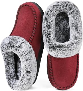 ULTRAIDEAS Women's Memory Foam Hard Bottom House Slippers