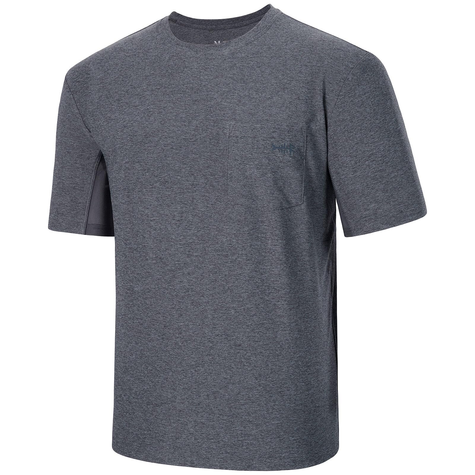 Bassdash Men UPF 50+ Performance Short Sleeve Pocket T-Shirt UV Sun Protection F