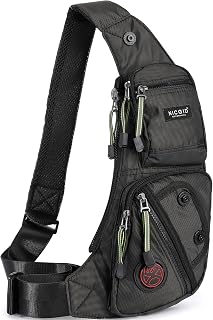 NICGID Sling Bag Chest Shoulder Backpack Crossbody Daypack for Men Women | Travel Outdoor Hiking Concealed Carry Fishing Fanny Tool Small Casual