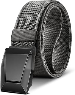 Mens Tactical Belt, Men's Nylon Stretch Belt, 1.5" Gift Belt for Hiking Rigger Military Quick Release