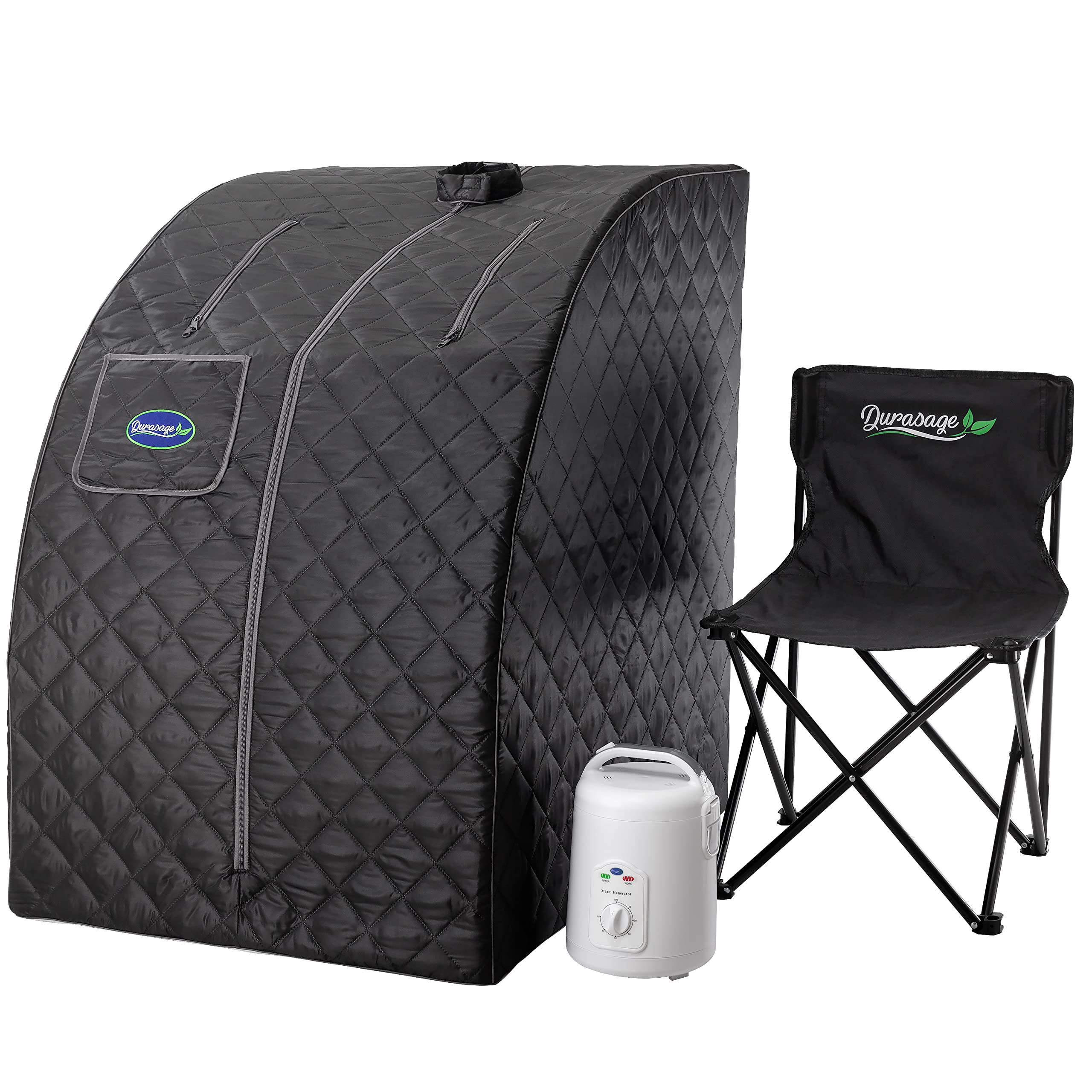 Durasage Lightweight Portable Personal Steam Sauna Spa for Relaxation at Home, 6