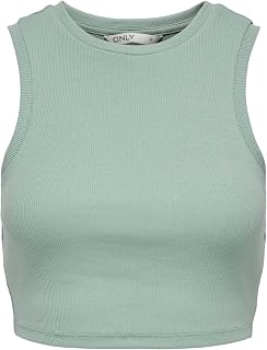Only Onlvilma S/L Cropped Tank Top Jrs Noos Women's Tank Top