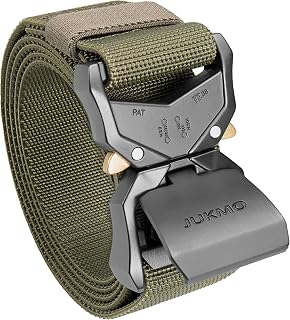 JUKMO Rigger 1.5" Military Tactical Hiking Belt Nylon with Quick Release Buckle Heavy Duty